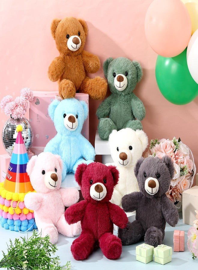 LaRandom 12 Pcs Bears Stuffed Animal Bulk 10 Inch Cute Small Stuffed Bear Plush Toy for Birthday Baby Shower Wedding Valentines Party Decorations Centerpieces Favors - Image 4